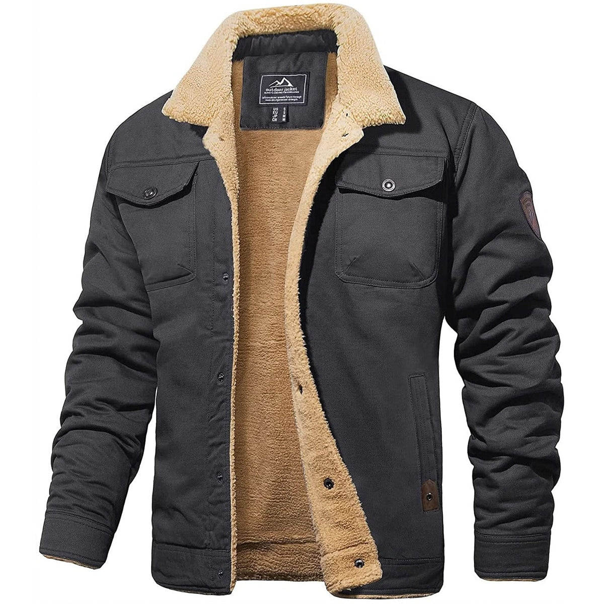 Cassia | Men's Vintage Bomber Jacket | Windproof, Multi-Color