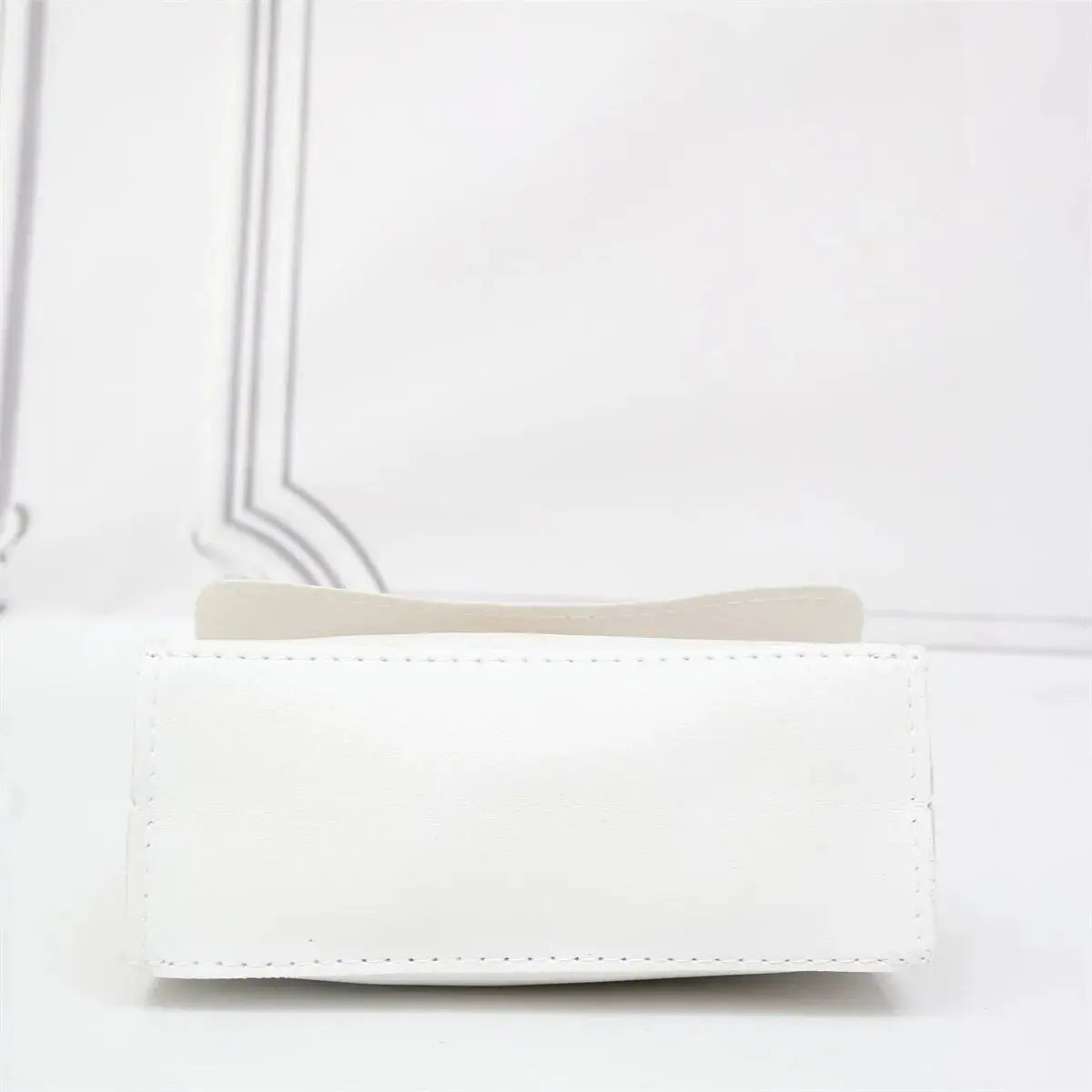 Freya | Women's Handbag | Brown Leather, Gold Clasp, Scarf Handle