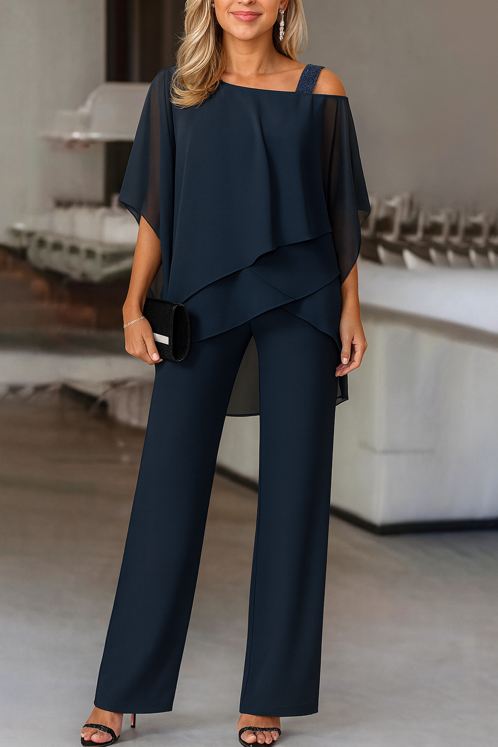 Women Shirt Dress Button Down Collared Midi | Nina