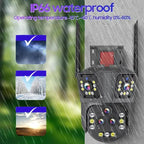 WiFi Security Camera | 10K 20MP, 20x Optical Zoom, 5 Lenses | Della
