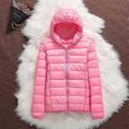 Women Waterproof Lightweight Jacket Removable Hood