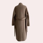 Esma | Women's Long Winter Coat | Double Breasted, Warm Lining | Oversize Fit