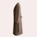 Esma | Women's Long Winter Coat | Double Breasted, Warm Lining | Oversize Fit
