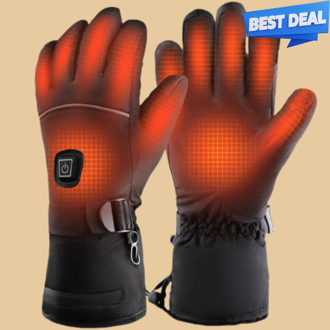 Calla | Heated Gloves | Rechargeable, 3 Heat Settings | Unisex, Black