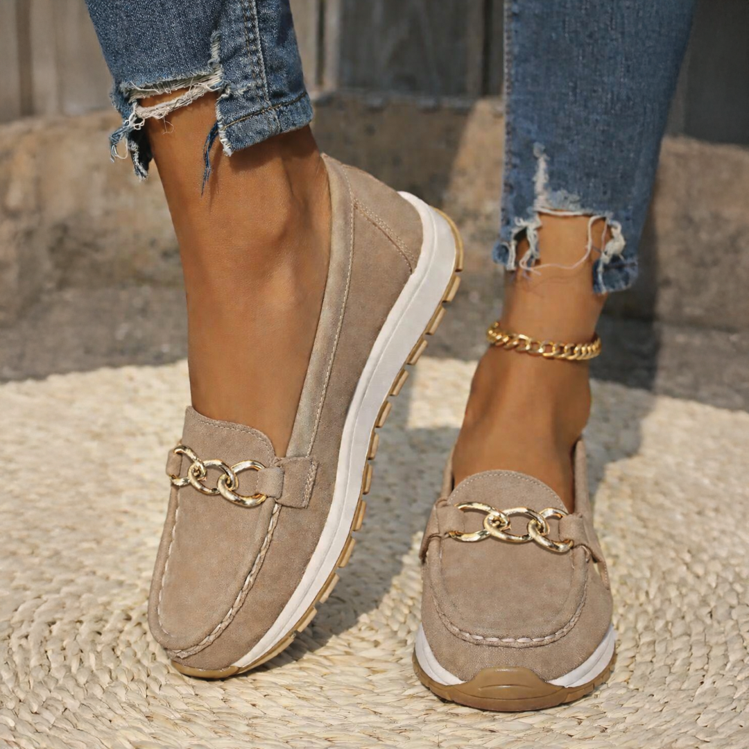 Womens Orthopedic Loafers | Denim Ergonomic Insole Comfort Shoes