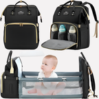 Diaper Bag All in One with Changing Pad and USB Port