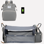 Diaper Bag All in One with Changing Pad and USB Port