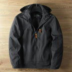 Men Waterproof Rain Jacket Hooded Lightweight