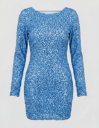 Cocktail Party Dress Womens Open Back Bodycon Figure Flattering Cut