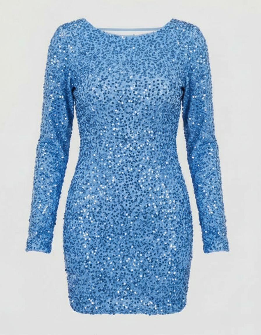 Cocktail Party Dress Womens Open Back Bodycon Figure Flattering Cut