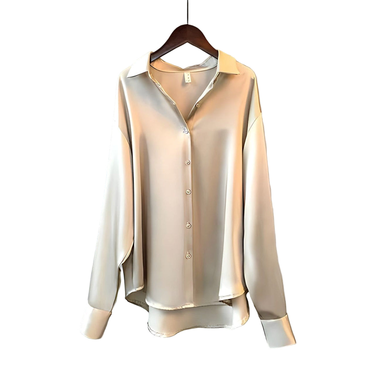 Clea | Women's Satin Blouse | Long Sleeve, Elegant