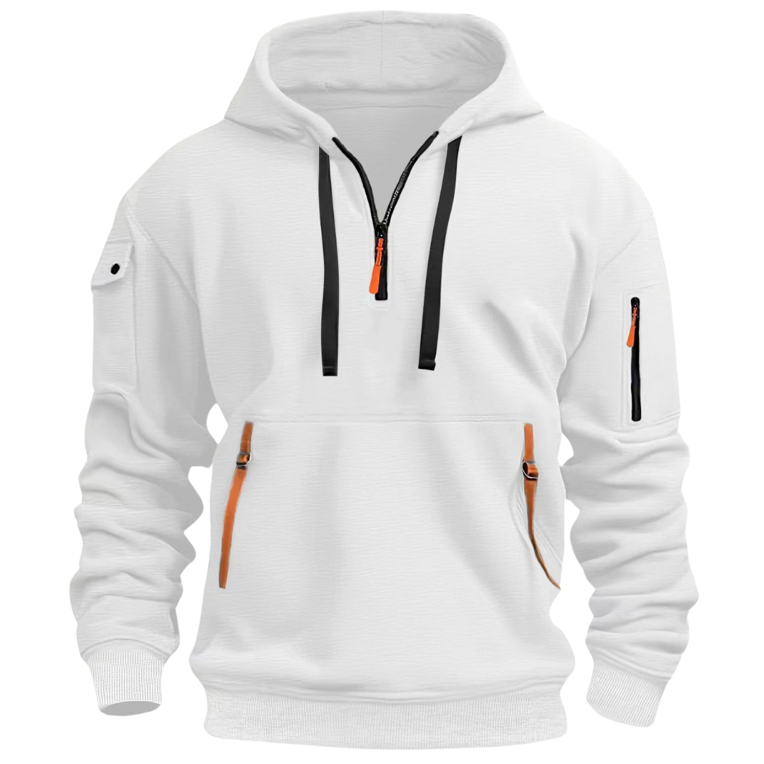 Nova | Men's Casual Hoodie | Zip Pockets, Relaxed Fit