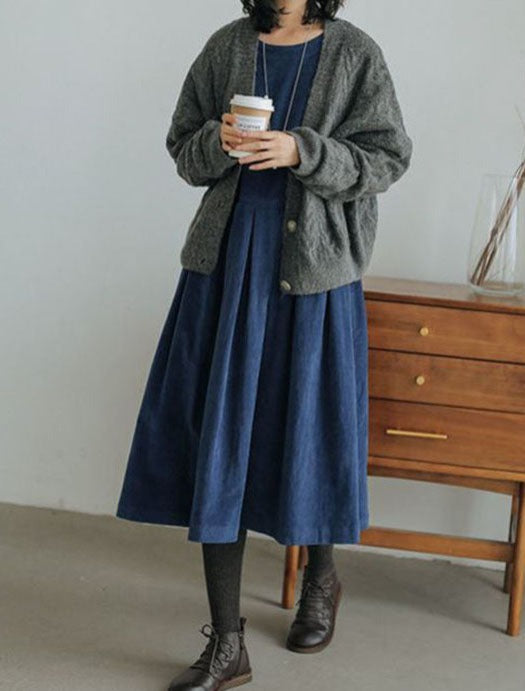 Velvet Dress Women Midi Length Soft French Velvet Fabric Winter