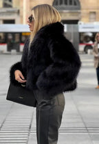 Zara | Faux Fur Jacket | Women's Fluffy Coat | Beige, Grey, Brown, Black