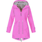 Yvaine | Women's Raincoat | Windproof, Waterproof | Adjustable Hood, Zip