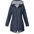Yvaine | Women's Raincoat | Windproof, Waterproof | Adjustable Hood, Zip