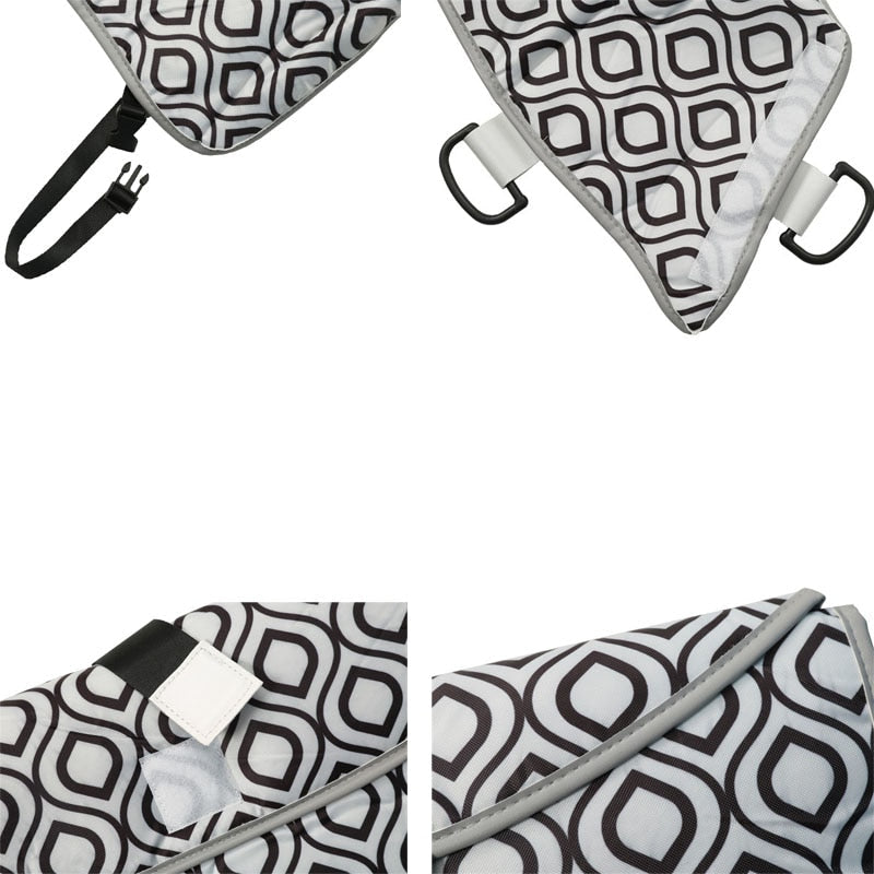 Anneke | Baby Changing Mat | 3-in-1 with Toy Holder & Side Barriers | Waterproof, Foldable