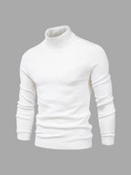 Edith | Men's Turtleneck Sweater | Autumn, Slim Fit | Cotton, Versatile
