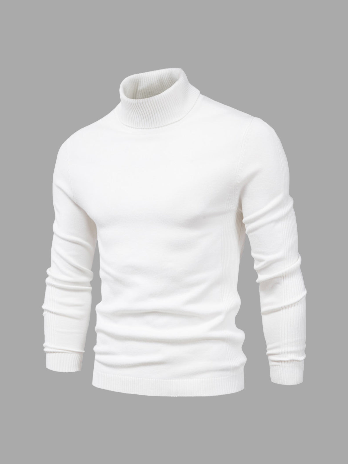 Edith | Men's Turtleneck Sweater | Autumn, Slim Fit | Cotton, Versatile