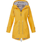 Yvaine | Women's Raincoat | Windproof, Waterproof | Adjustable Hood, Zip