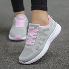 Orthopedic Shoes Women Sneakers Cushioned Rocker Sole Stretch Upper