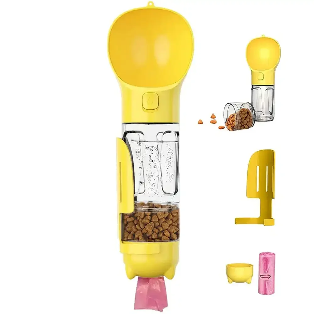 Xanthe | Portable Pet Water Bottle | 3-in-1 Dispenser & Bowl | BPA-Free
