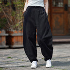 Wide Leg Linen Pants Relaxed Fit Belted Waist | Romilly