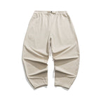 Wide Leg Linen Pants Relaxed Fit Belted Waist | Romilly