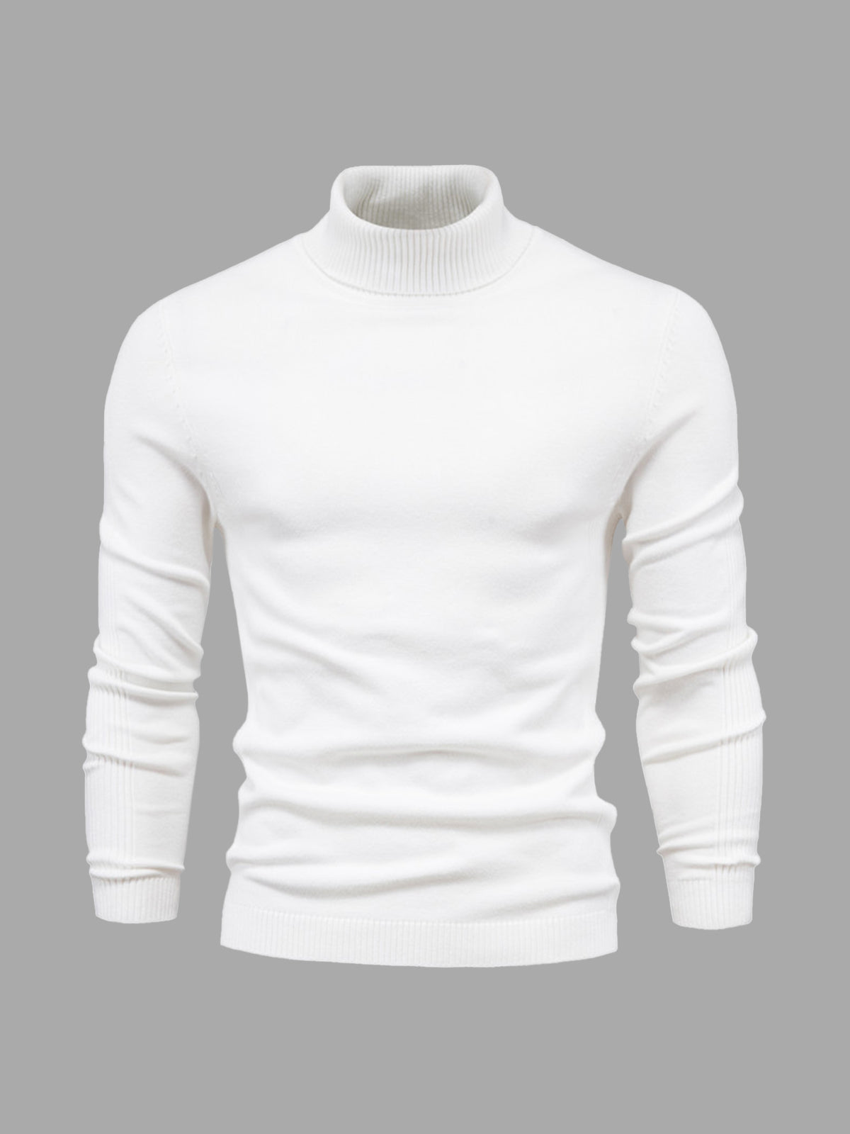 Edith | Men's Turtleneck Sweater | Autumn, Slim Fit | Cotton, Versatile