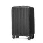 Leah | Aluminium Hard Shell Suitcase | 100% Aluminium, Spinner Wheels | Silver, Black