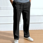 Aria | Men's Slim Fit Trousers | Elastic Waist, Flexible