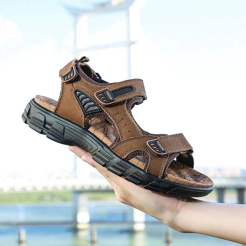 Mens Sandals Orthopedic Shock Absorbing Arch Support Footbed