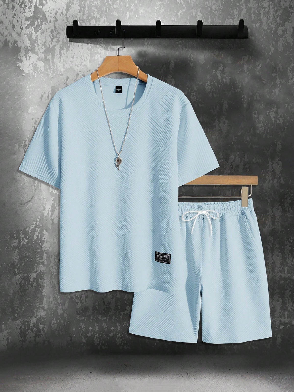 Posy | Men's Summer Set | Oversized T-Shirt & Shorts | Casual, Lightweight