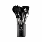 Kitchen Utensil Set | 12-Piece Silicone & Stainless Steel | BPA-Free