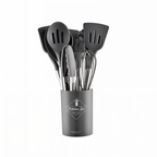 Kitchen Utensil Set | 12-Piece Silicone & Stainless Steel | BPA-Free