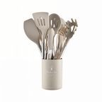 Kitchen Utensil Set | 12-Piece Silicone & Stainless Steel | BPA-Free