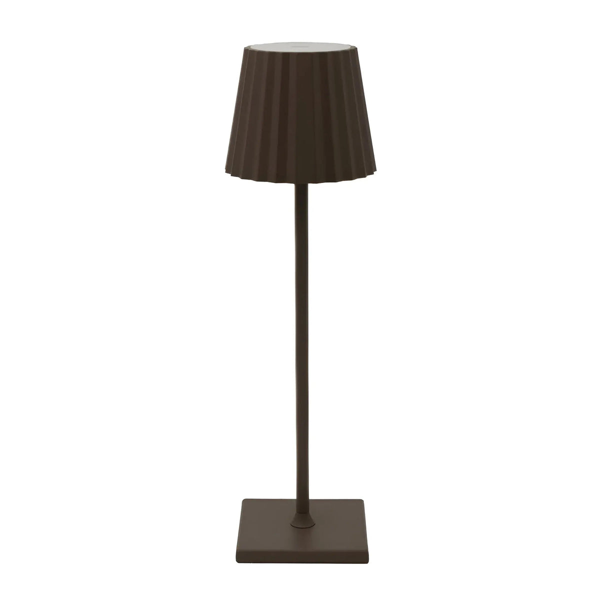 Dimmable Rechargeable Wireless LED Table Lamp Pleated Shade