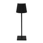 Dimmable Rechargeable Wireless LED Table Lamp Pleated Shade