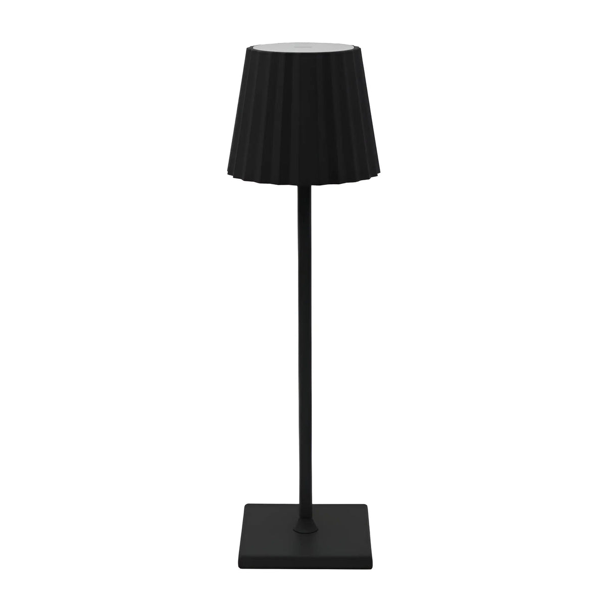 Dimmable Rechargeable Wireless LED Table Lamp Pleated Shade