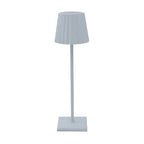 Dimmable Rechargeable Wireless LED Table Lamp Pleated Shade