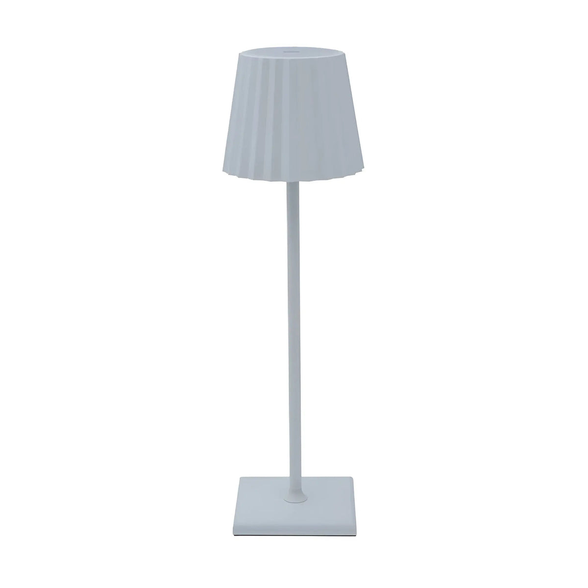 Dimmable Rechargeable Wireless LED Table Lamp Pleated Shade