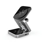 Lyra | 3-in-1 Wireless Charger | MagSafe Compatible, Fast Charging | iPhone, Apple Watch, AirPods