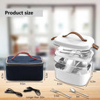 Eira | Electric Lunch Box | 3-in-1 Car & Office Food Heater | 1.8L, 220V/12V