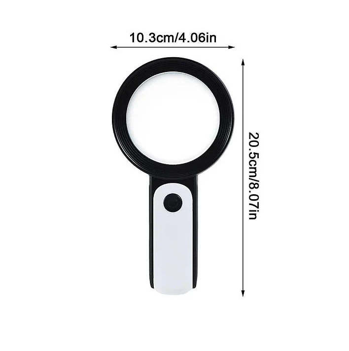 Ottoline | Magnifying Glass for Seniors | 30X Zoom, LED Lit | Lightweight