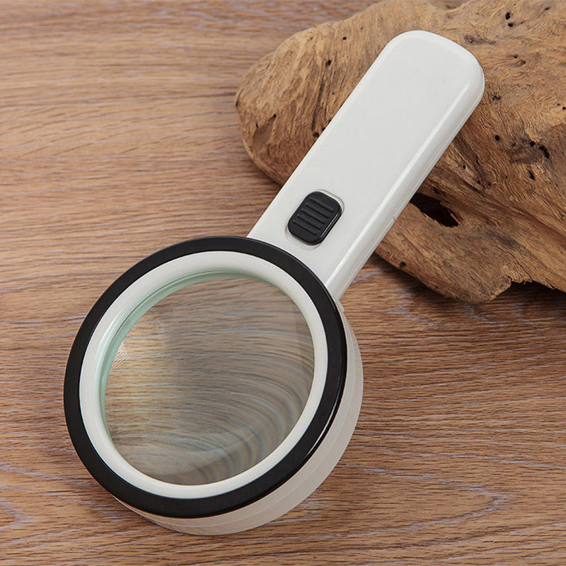 Soraya | Magnifying Glass with LED Light | 30x Optical, 12 LEDs | Reading Aid