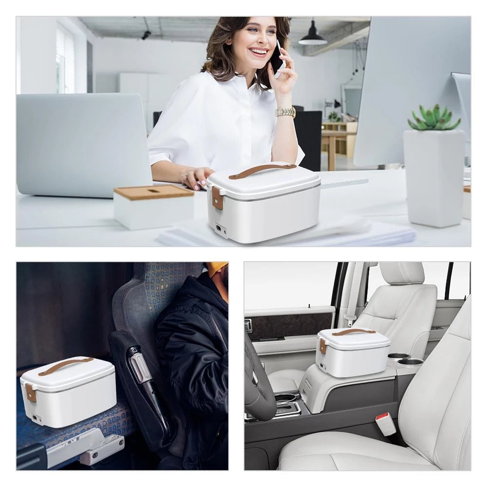 Eira | Electric Lunch Box | 3-in-1 Car & Office Food Heater | 1.8L, 220V/12V