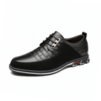 Men's Leather Oxford Derby Shoes | Cushioned Insole Comfort | Wide Fit