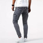 Hazel | Men's Cargo Jeans | Slim Fit, Street Style | 3 Colours, 29–36
