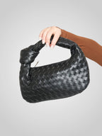 Women Mini Bag Woven Knot Top Handle