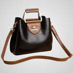 Greta | Leather Handbag | Two-Tone Design | Women's Shoulder Bag
